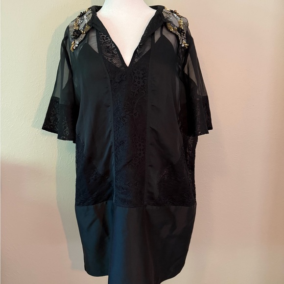 Maeve Black Mini Dress - Picture 4 of 5